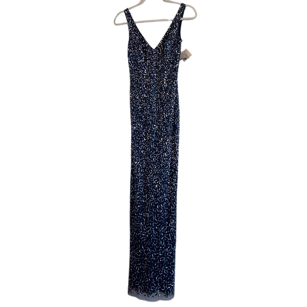 JULES AND CLEO V-Neck Allover Sequin Tank Sheath Dress NWT - 2 - Picture 5 of 15